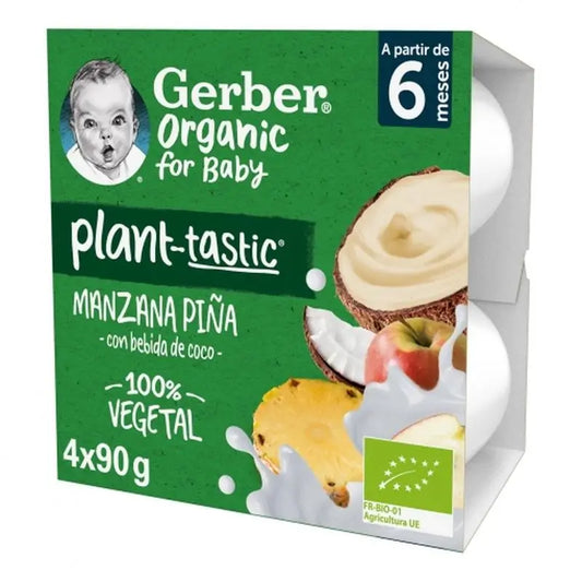 GERBER Organic Plant-tastic Apple Pineapple