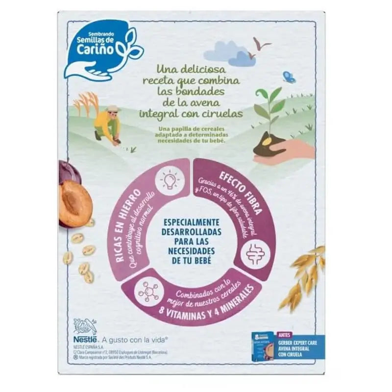 Gerber Porridge Avoine & Prune, 250 g