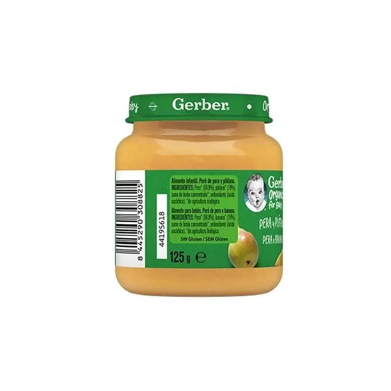 Bâtonnets de poire et de banane Gerber Organic, 125g