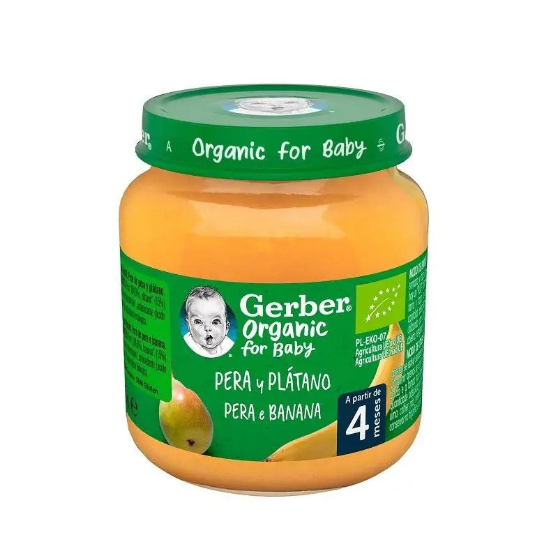 Bâtonnets de poire et de banane Gerber Organic, 125g