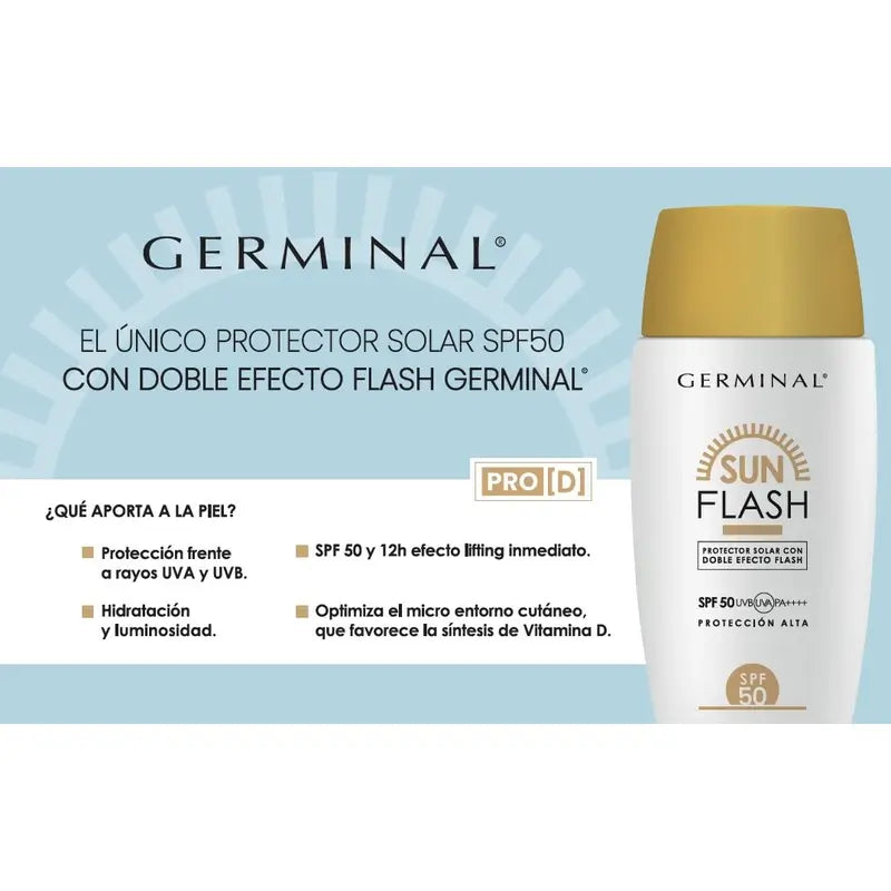 Tube de protection solaire pour le visage Germinal, 50 ml