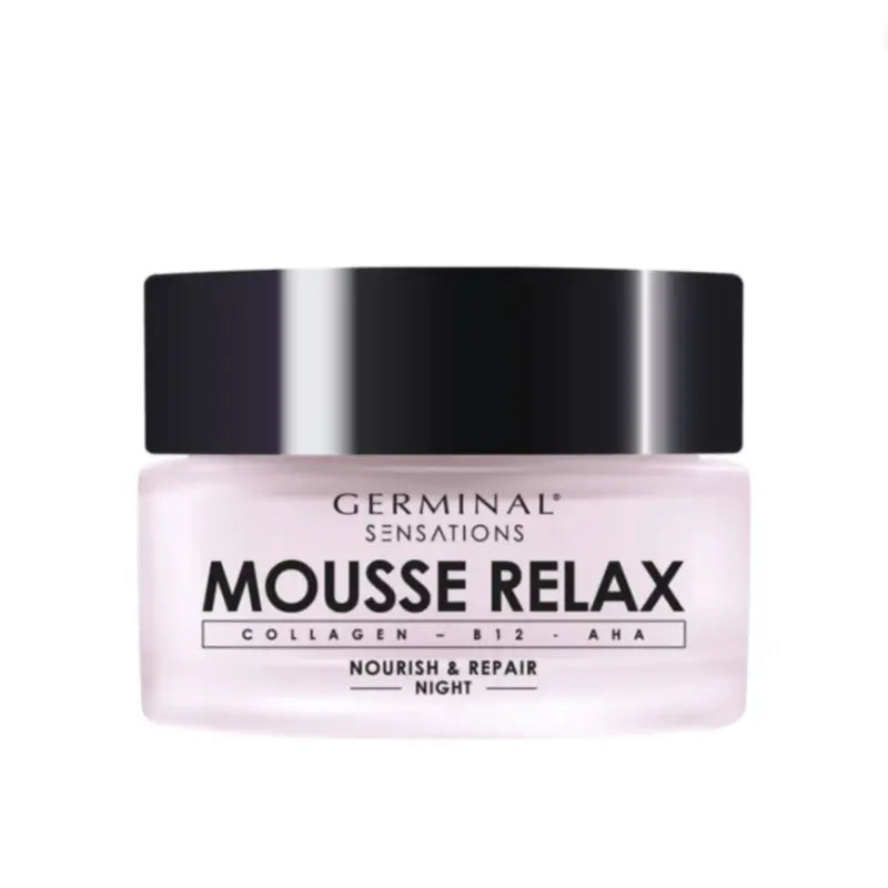 Germinal Sensations Mousse Relax — Crème de nuit au collagène et aux AHA, 50 ml