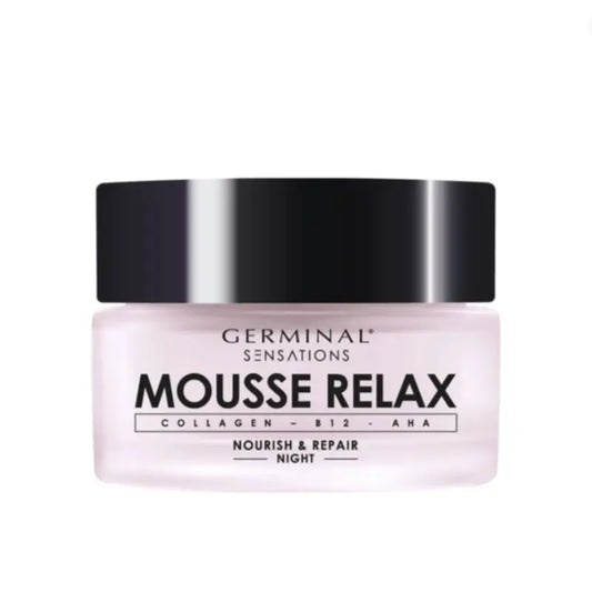 Germinal Sensations Mousse Relax — Crème de nuit au collagène et aux AHA, 50 ml