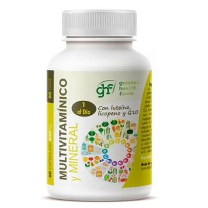 Ghf Multivitamin Mineral 820Mg 60 Capsules