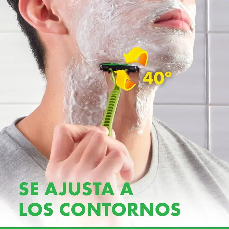 Gillette Blue3 Sensitive Rasoir jetable pour hommes, 5 pcs.