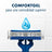 Gillette Blue3 Smooth Rasoirs jetables pour hommes, 5 pcs.
