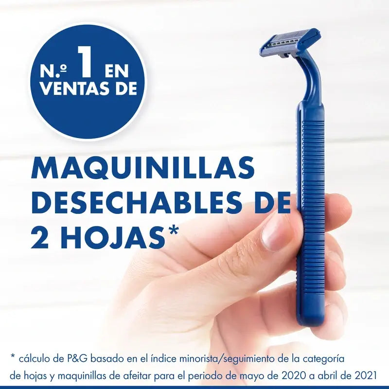 Gillette Blueii Rasoirs jetables pour hommes, 20 pcs.