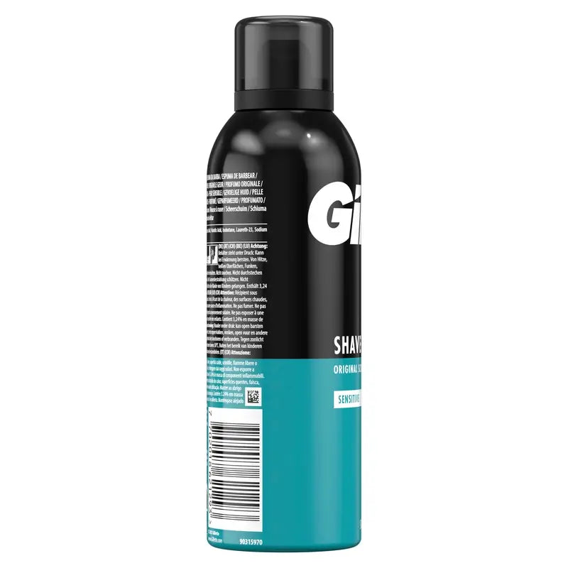 Mousse à raser pour hommes Gillette Classic, 200 ml