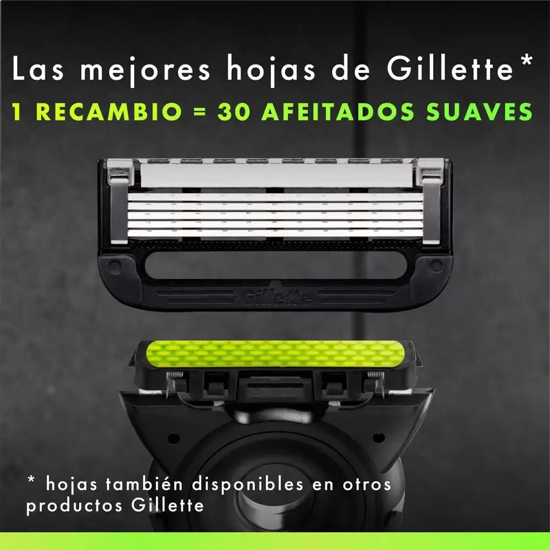 Rasoir Gillette Labs avec barre exfoliante + 1 recharge et un cintre