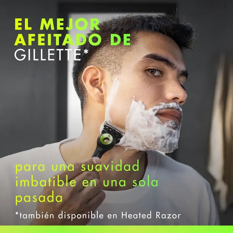 Rasoir Gillette Labs avec barre exfoliante + 5 recharges et base