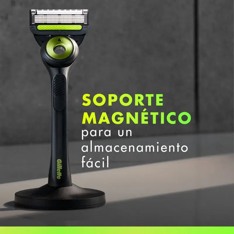 Rasoir Gillette Labs avec barre exfoliante + 5 recharges et base