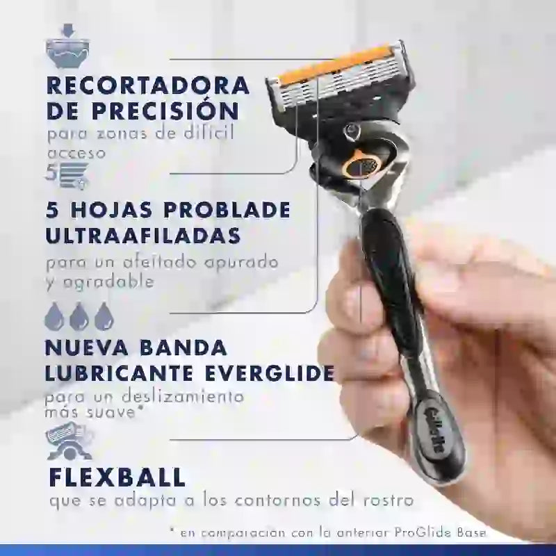 Recharge Gillette Proglide, 8+2 recharges