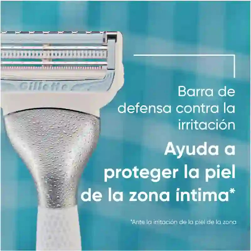 Gillette Intimate & Groin Refills, 4 recharges