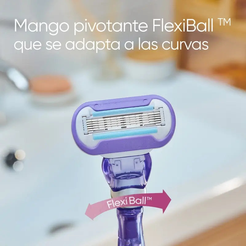 Recharge pour femmes Gillette Venus Deluxe Smooth Swirl, 3 paquets de recharges