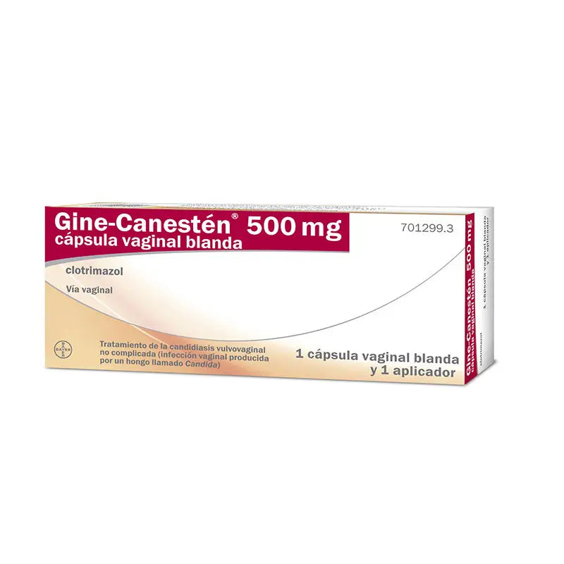 Gine-Canesthen 500 mg, 1 Vaginal Capsule