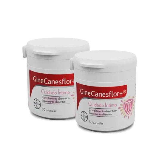 Gine-Canestén Ginecanesflor+, lot de 2 x 30 gélules