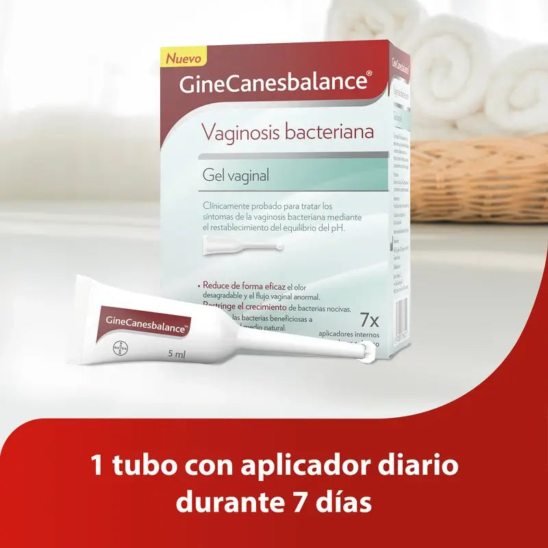 Gynecanes GineCanesbalance Gel vaginal antibactérien, 7 applicateurs