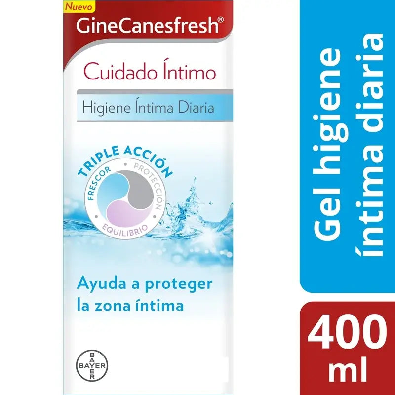 Ginescanes GineCanesfresh Gel d'hygiène intime quotidien, 400 ml