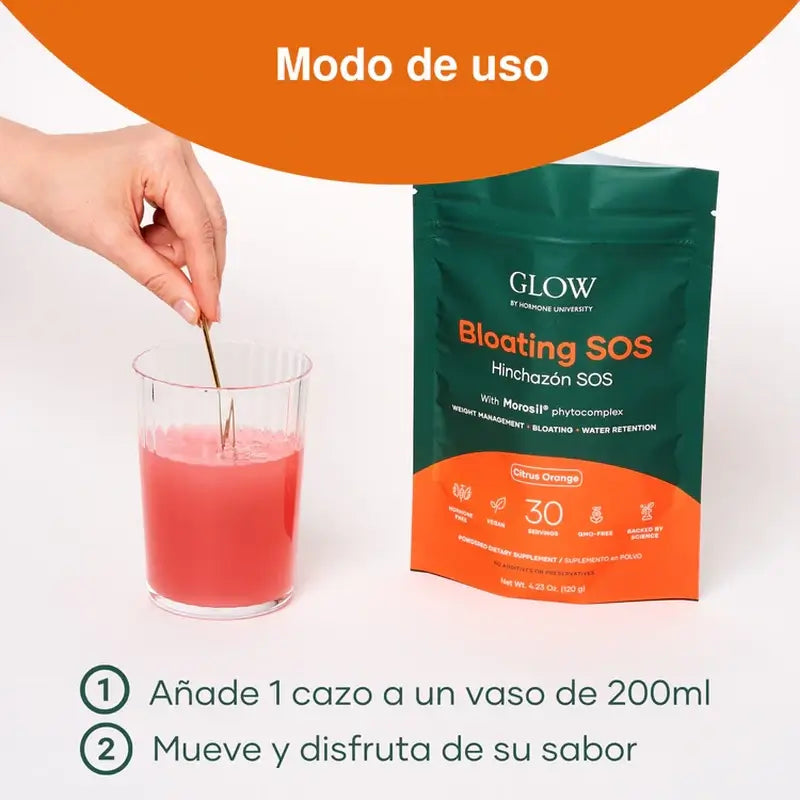 Glow Bloating SOS Ballonnement Abdominal, 120 g
