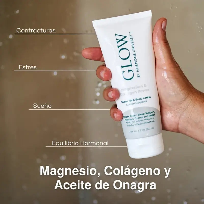 Glow Botanica Body Cream Lotion au magnésium, 150 ml