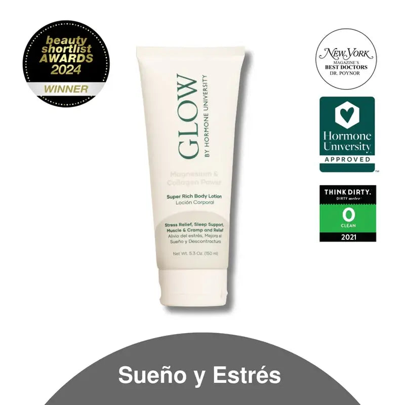 Glow Botanica Body Cream Lotion au magnésium, 150 ml