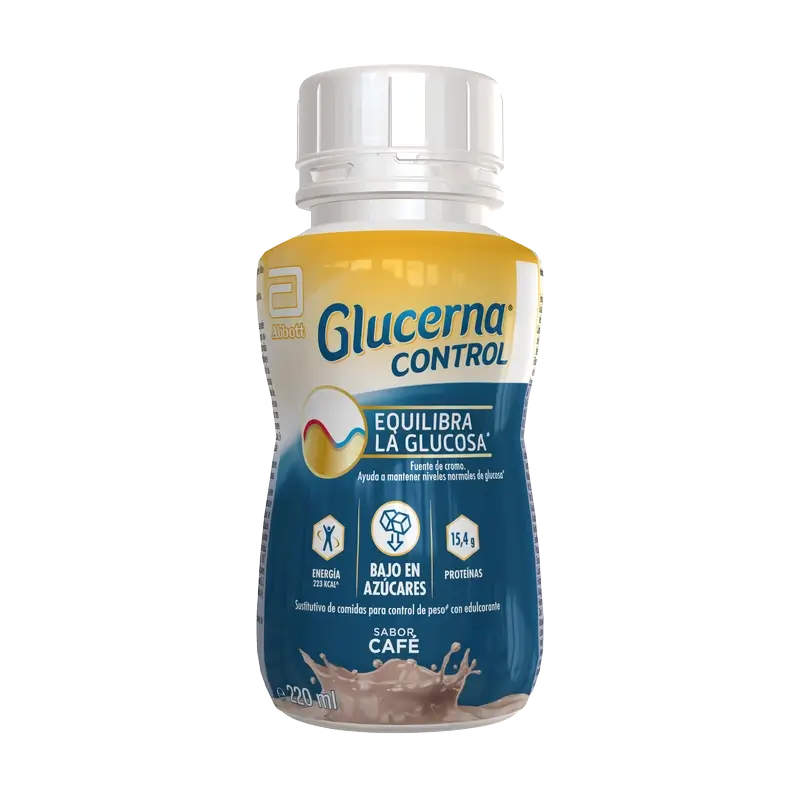 Glucerna Control Arôme Café, 4 Flacons x 220 ml