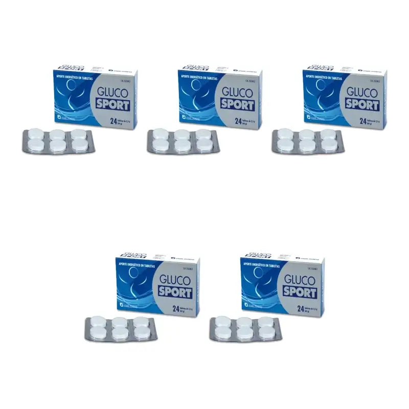 Glucosport Comprimés 2,5 g, 5 x 24 comprimés