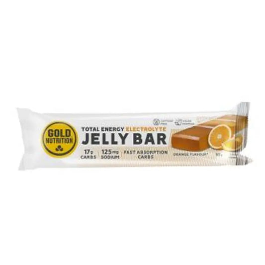 Gold Nutrition Jelly Bar Total Energy Electrolyte Orange 15Pcs.