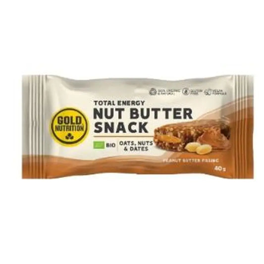 Gold Nutrition Nut Butter Snack Peanut 15 pcs. Bio