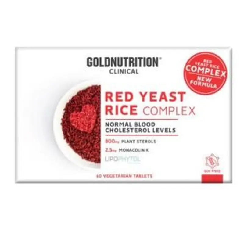 Gold Nutrition Red Yeast Rice-Q10-Niacin 60 Capsules Gn Clinical