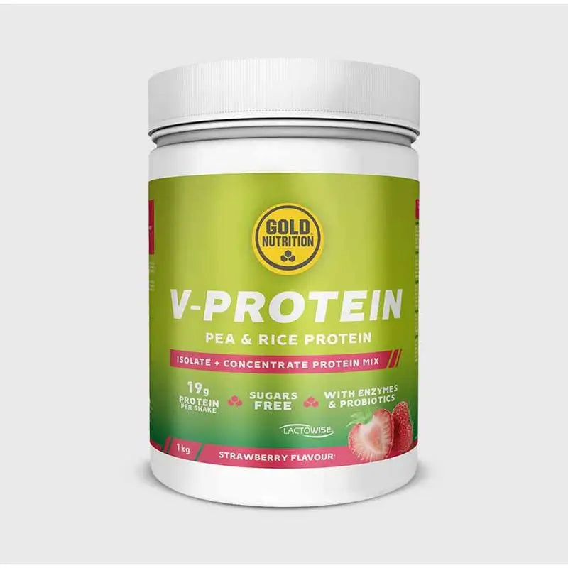 Gold Nutrition V-Protein Fraise 1Kg.
