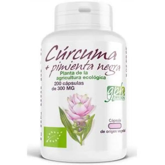 Gph Difussion Curcuma+Black Pepper 300Mg 200V Capsulesbio