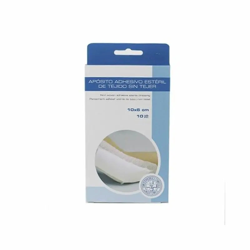 Grande croix stérilisée Adhésif stérile 10 x 6 cm 10 unités