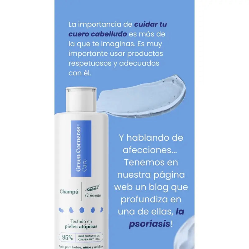 Shampooing aux pois de Green Cornerss, 300ml