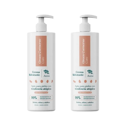 Green Cornerss Oatmeal Moisturising Cream, 2 x 280 ml