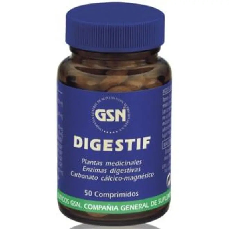 Gsn Digestif 50 Tabletsx1180Mg. (New Formula)