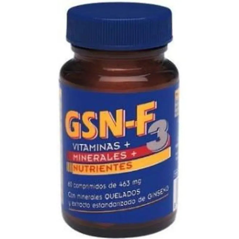 Gsn Gsn-F3 Vit. & Min. Nutrients 60 Tablets 660Mg.