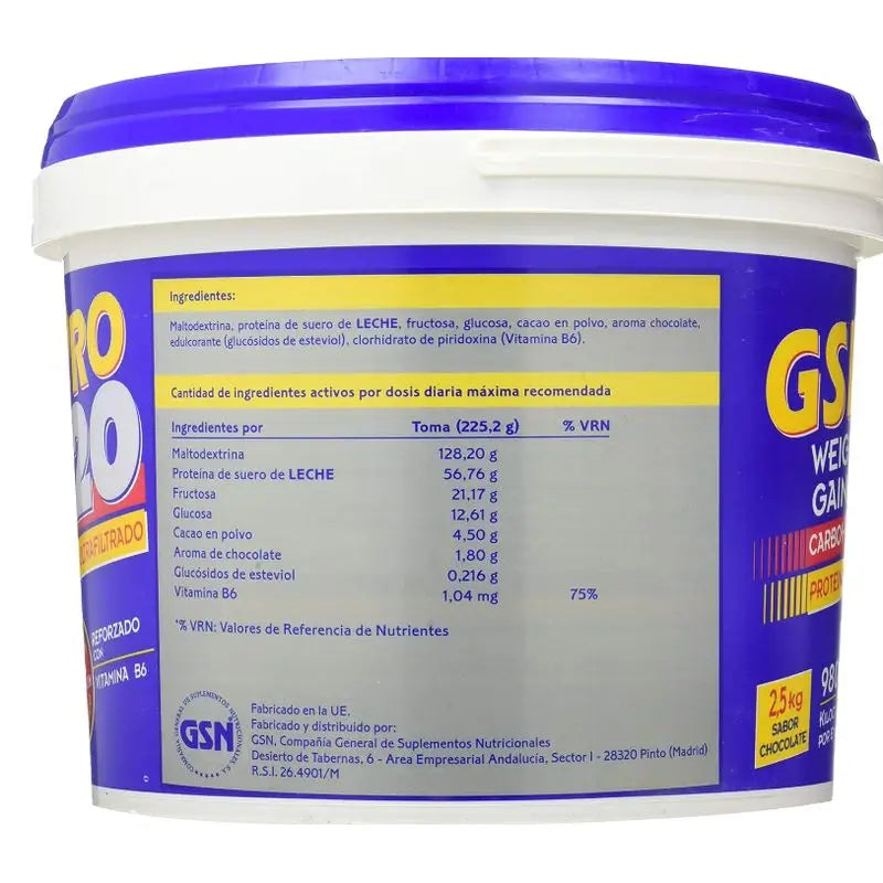 Gsn Gsn-Pro 150 Goût Chocolat 1,5Kg.
