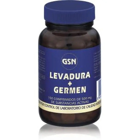 Gsn Yeast + Germ 150 Tablets 500 Mg.