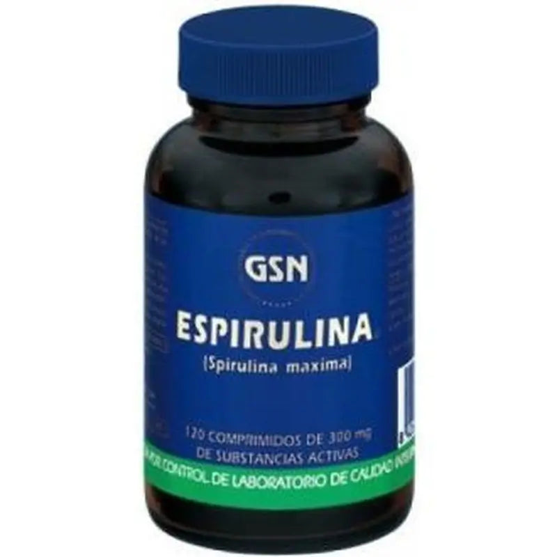 Gsn Spirulina 120 Tablets 300 Mg.