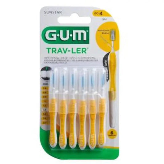 Gum Interdental Brush Trav-Ler 1,3Mm 3Un Yellow