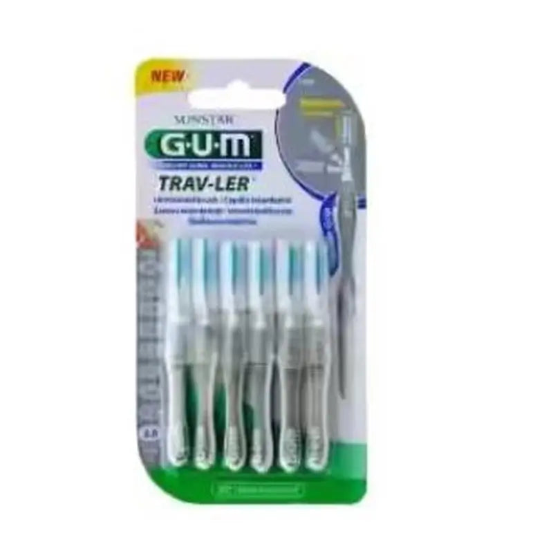 Gum Interdental Brush Trav-Ler 1618 2,0Mm 6Un Grey