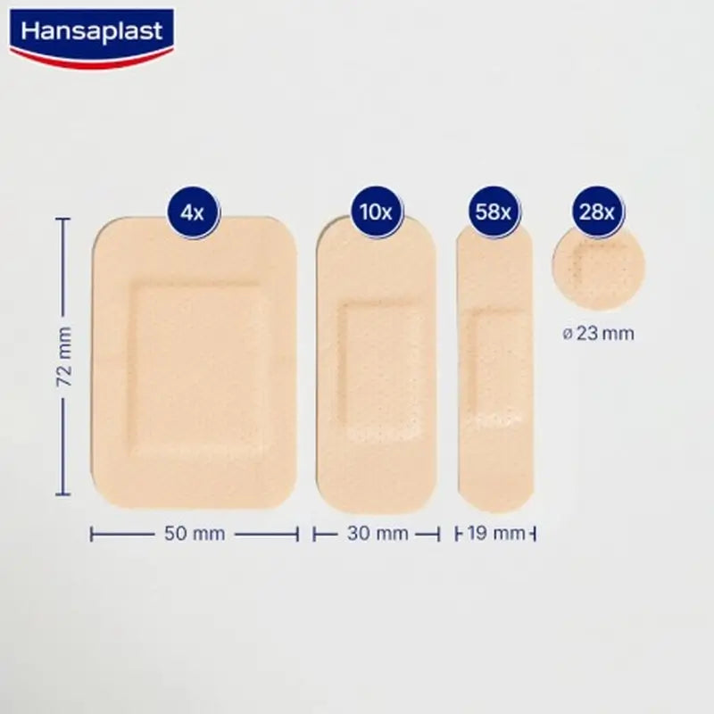 Hansaplast Hp Universal (4 tailles) 100 pansements