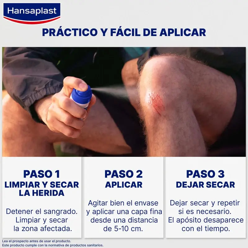 Hansaplast Second Skin Protection Spray Dressing, 40 applications