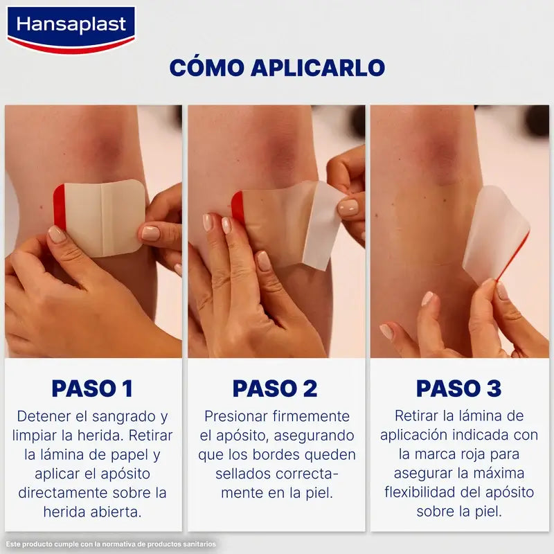 Hansaplast Second Skin Protection Xl, 3 unités