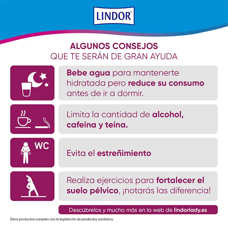 Lindor Lady Pad Maxi Night 6 gouttes