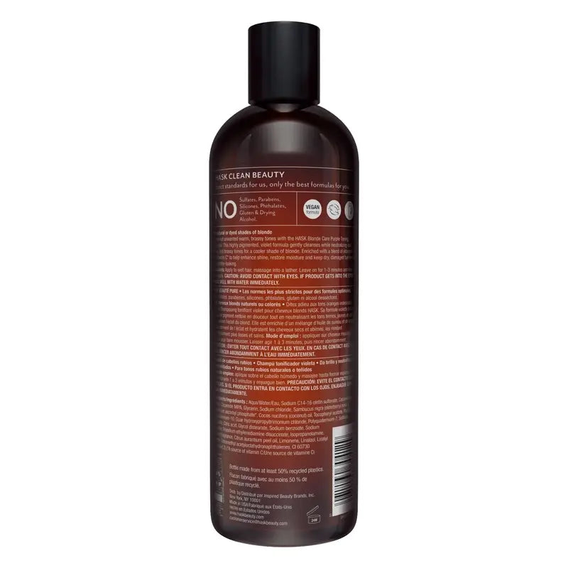 Hask Blonde Care Shampooing, 355 ml
