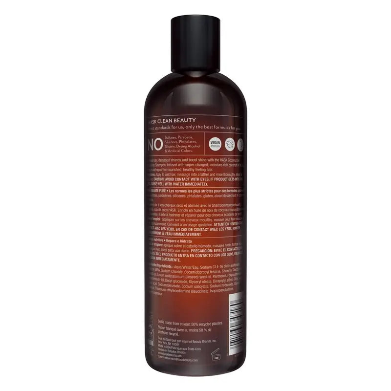 Hask Monoi Coconut Oil Nourishing Shampoo, 355 ml