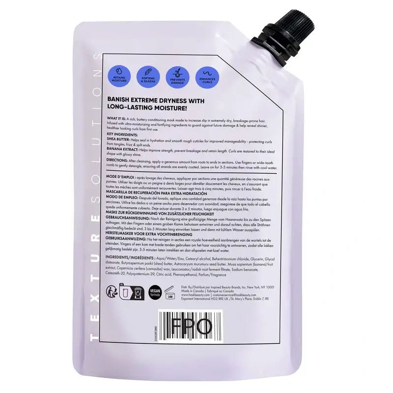 Masque capillaire hydratant intense de Hask Texture, 235 ml