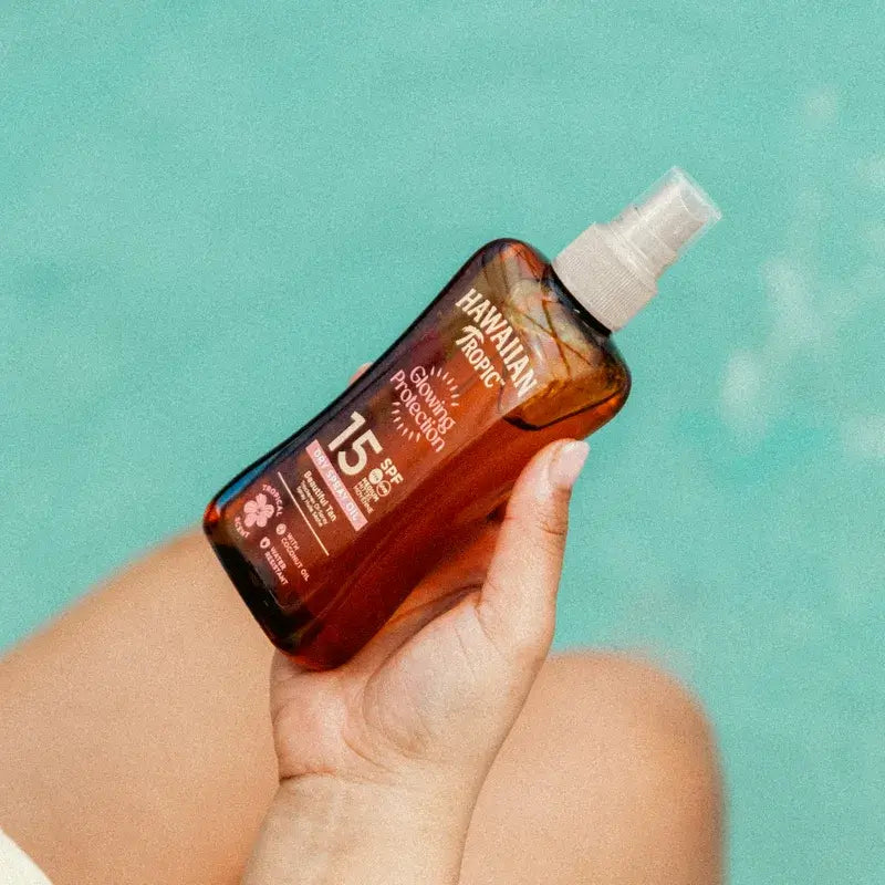 Hawaiian Tropic Ht Glowing Oil Spf15, 200Ml